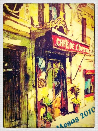 cafè de l'òpera carta